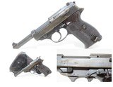 c1943 WORLD WAR II German SPREEWERKE “cyq” Code P.38 C&R Pistol 9mm Luger EAGLE Proofed Wehrmacht - 1 of 23