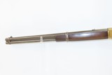 c1872 mfr Antique WINCHESTER Model 1866 SADDLE RING CARBINE in .44 Henry CF Yellowboy, KING’S IMPROVEMENT - 5 of 18
