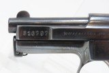 GERMAN Mauser Model 1910/14 .25 Cal. ACP Semi-Automatic C&R POCKET Pistol
Pistol Chambered in 6.35mm Browning Auto w/HOLSTER - 7 of 23