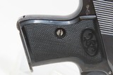 WORLD WAR I Era WALTHER Model 5 6.35mm Caliber Semi-Automatic PISTOL C&R
GERMAN MADE Semi-Auto Pocket Pistol - 16 of 18