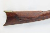 VERY LONG Antique 19th CENTURY Full-Stock Percussion American FOWLER .50
Long Barreled HUNTING/HOMESTEAD Long Rifle! - 3 of 21