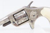 ENGRAVED Antique COLT “NEW LINE” .22 Rimfire ETCHED PANEL Pocket Revolver
Factory Engraved, Nickel, Nitre Blue, Ivory Grips - 4 of 18