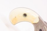 ENGRAVED Antique COLT “NEW LINE” .22 Rimfire ETCHED PANEL Pocket Revolver
Factory Engraved, Nickel, Nitre Blue, Ivory Grips - 16 of 18