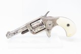 ENGRAVED Antique COLT “NEW LINE” .22 Rimfire ETCHED PANEL Pocket Revolver
Factory Engraved, Nickel, Nitre Blue, Ivory Grips - 2 of 18