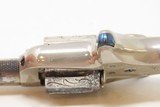 ENGRAVED Antique COLT “NEW LINE” .22 Rimfire ETCHED PANEL Pocket Revolver
Factory Engraved, Nickel, Nitre Blue, Ivory Grips - 13 of 18