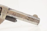ENGRAVED Antique COLT “NEW LINE” .22 Rimfire ETCHED PANEL Pocket Revolver
Factory Engraved, Nickel, Nitre Blue, Ivory Grips - 18 of 18