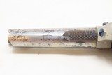 ENGRAVED Antique COLT “NEW LINE” .22 Rimfire ETCHED PANEL Pocket Revolver
Factory Engraved, Nickel, Nitre Blue, Ivory Grips - 14 of 18