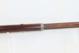 Antique D.G. DEWITT Half Stock .40 Caliber American LONG RIFLE Madison, NYBACK ACTION Long Rifle w/ASHMORE LOCK - 8 of 19
