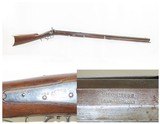 Antique D.G. DEWITT Half Stock .40 Caliber American LONG RIFLE Madison, NYBACK ACTION Long Rifle w/ASHMORE LOCK - 1 of 19