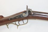 Antique D.G. DEWITT Half Stock .40 Caliber American LONG RIFLE Madison, NYBACK ACTION Long Rifle w/ASHMORE LOCK - 4 of 19