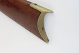 Antique D.G. DEWITT Half Stock .40 Caliber American LONG RIFLE Madison, NYBACK ACTION Long Rifle w/ASHMORE LOCK - 19 of 19