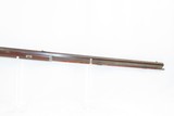 Antique D.G. DEWITT Half Stock .40 Caliber American LONG RIFLE Madison, NYBACK ACTION Long Rifle w/ASHMORE LOCK - 5 of 19