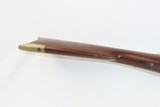 Antique D.G. DEWITT Half Stock .40 Caliber American LONG RIFLE Madison, NYBACK ACTION Long Rifle w/ASHMORE LOCK - 11 of 19