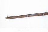 Antique D.G. DEWITT Half Stock .40 Caliber American LONG RIFLE Madison, NYBACK ACTION Long Rifle w/ASHMORE LOCK - 17 of 19
