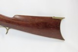 Antique D.G. DEWITT Half Stock .40 Caliber American LONG RIFLE Madison, NYBACK ACTION Long Rifle w/ASHMORE LOCK - 15 of 19