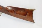 Antique BACK ACTION Half Stock .36 Caliber PERCUSSION American LONG RIFLE
ENGRAVED Kentucky Style Long Rifle - 13 of 17