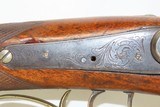Antique BACK ACTION Half Stock .36 Caliber PERCUSSION American LONG RIFLE
ENGRAVED Kentucky Style Long Rifle - 6 of 17