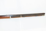 Antique BACK ACTION Half Stock .36 Caliber PERCUSSION American LONG RIFLE
ENGRAVED Kentucky Style Long Rifle - 5 of 17