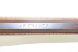 F. FRANTZ Signed Full-Stock .36 Caliber FLINTLOCK Long Rifle ContemporaryENGRAVED and CARVED Long Rifle - 11 of 19