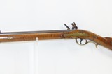 F. FRANTZ Signed Full-Stock .36 Caliber FLINTLOCK Long Rifle ContemporaryENGRAVED and CARVED Long Rifle - 9 of 19