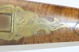 F. FRANTZ Signed Full-Stock .36 Caliber FLINTLOCK Long Rifle ContemporaryENGRAVED and CARVED Long Rifle - 17 of 19