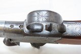 ENGRAVED British Antique BOXLOCK FLINTLOCK POCKET/MUFF Pistol by TWIGG .42Screw Barrel FLINTLOCK from the Early-1800s - 12 of 18