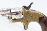 ENGRAVED Antique COLT “Open Top” SPUR TRIGGER .22 Cal. RF Pocket REVOLVER
Colt’s Answer to Smith & Wesson’s No. 1 Revolver - 4 of 18