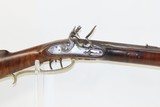 Antique CHILD SIZE Full-Stock .36 Caliber FLINTLOCK American RIFLE YOUTH
Octagonal Barrel with Double Set Triggers - 4 of 17