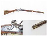 Antique CHILD SIZE Full-Stock .36 Caliber FLINTLOCK American RIFLE YOUTHOctagonal Barrel with Double Set Triggers