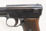 Weimar GERMAN Mauser Model 1914 .32 Caliber ACP Semi-Auto C&R Pocket Pistol German Side Arm in 7.65mm w/ LEATHER HOLSTER - 6 of 22