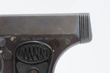 German FRITZ MANN Model 1921 .25 ACP Cal. Semi-Automatic C&R Pocket PistolGerman Side Arm in 6.35mm BROWNING - 4 of 18