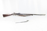Rare CADET Type SPRINGFIELD Model 1851 PERCUSSION Rifle WEST POINT .58 CAL. 1 of 341 Known Rifled with Long Range Sights - 1 of 21