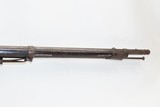 Antique WICKHAM U.S. Contract Model 1816 LEMAN CONVERSION Percussion Musket 1834 Dated LEMAN ALTERATION with BAYONET & SLING - 6 of 22