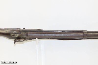 Antique WICKHAM U.S. Contract Model 1816 LEMAN CONVERSION Percussion Musket 1834 Dated LEMAN ALTERATION with BAYONET & SLING - Image 13 of 22