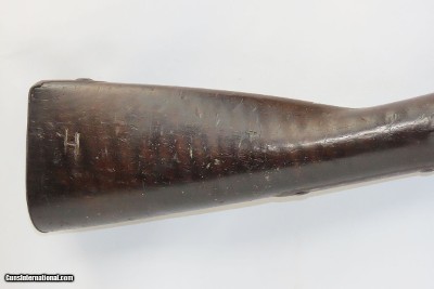 Antique WICKHAM U.S. Contract Model 1816 LEMAN CONVERSION Percussion Musket 1834 Dated LEMAN ALTERATION with BAYONET & SLING - Image 3 of 22