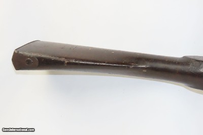 Antique WICKHAM U.S. Contract Model 1816 LEMAN CONVERSION Percussion Musket 1834 Dated LEMAN ALTERATION with BAYONET & SLING - Image 12 of 22