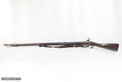 Antique WICKHAM U.S. Contract Model 1816 LEMAN CONVERSION Percussion Musket 1834 Dated LEMAN ALTERATION with BAYONET & SLING - Image 15 of 22