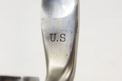 Antique WICKHAM U.S. Contract Model 1816 LEMAN CONVERSION Percussion Musket 1834 Dated LEMAN ALTERATION with BAYONET & SLING - Image 20 of 22