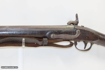 Antique WICKHAM U.S. Contract Model 1816 LEMAN CONVERSION Percussion Musket 1834 Dated LEMAN ALTERATION with BAYONET & SLING - Image 17 of 22