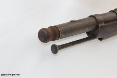 Antique WICKHAM U.S. Contract Model 1816 LEMAN CONVERSION Percussion Musket 1834 Dated LEMAN ALTERATION with BAYONET & SLING - Image 21 of 22