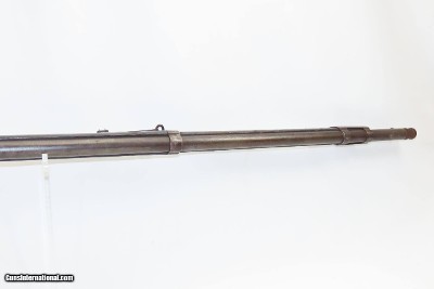 Antique WICKHAM U.S. Contract Model 1816 LEMAN CONVERSION Percussion Musket 1834 Dated LEMAN ALTERATION with BAYONET & SLING - Image 14 of 22