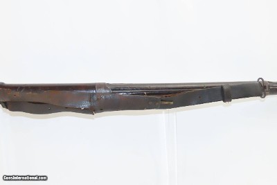 Antique WICKHAM U.S. Contract Model 1816 LEMAN CONVERSION Percussion Musket 1834 Dated LEMAN ALTERATION with BAYONET & SLING - Image 10 of 22