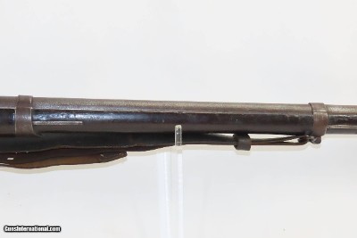 Antique WICKHAM U.S. Contract Model 1816 LEMAN CONVERSION Percussion Musket 1834 Dated LEMAN ALTERATION with BAYONET & SLING - Image 5 of 22