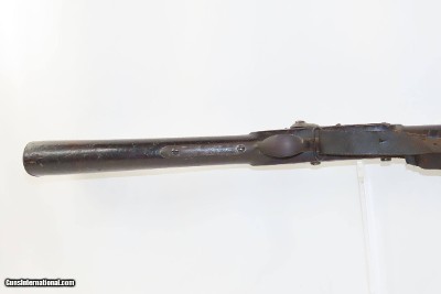 Antique WICKHAM U.S. Contract Model 1816 LEMAN CONVERSION Percussion Musket 1834 Dated LEMAN ALTERATION with BAYONET & SLING - Image 9 of 22