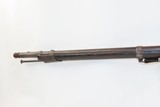 Antique WICKHAM U.S. Contract Model 1816 LEMAN CONVERSION Percussion Musket 1834 Dated LEMAN ALTERATION with BAYONET & SLING - 19 of 22
