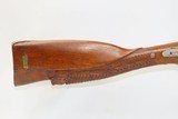 c1850s BELGIAN Antique SMALL BORE Double Barrel SIDE x SIDE Percussion SHOTGUN PERSONALIZED and with FACE CARVED STOCK - 14 of 19