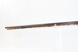 c1850s BELGIAN Antique SMALL BORE Double Barrel SIDE x SIDE Percussion SHOTGUN PERSONALIZED and with FACE CARVED STOCK - 5 of 19