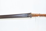 c1850s BELGIAN Antique SMALL BORE Double Barrel SIDE x SIDE Percussion SHOTGUN PERSONALIZED and with FACE CARVED STOCK - 11 of 19