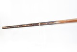 c1850s BELGIAN Antique SMALL BORE Double Barrel SIDE x SIDE Percussion SHOTGUN PERSONALIZED and with FACE CARVED STOCK - 9 of 19