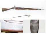 SCARCE Antique J.H. KRIDER Full Stock .58 Caliber Percussion MILITIA Rifle - 1 of 19